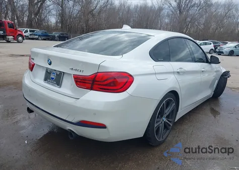 2018 BMW 440I Gran Coupe xDrive z USA, uszkodzony, nr VIN WBA4J7C59JBH15413